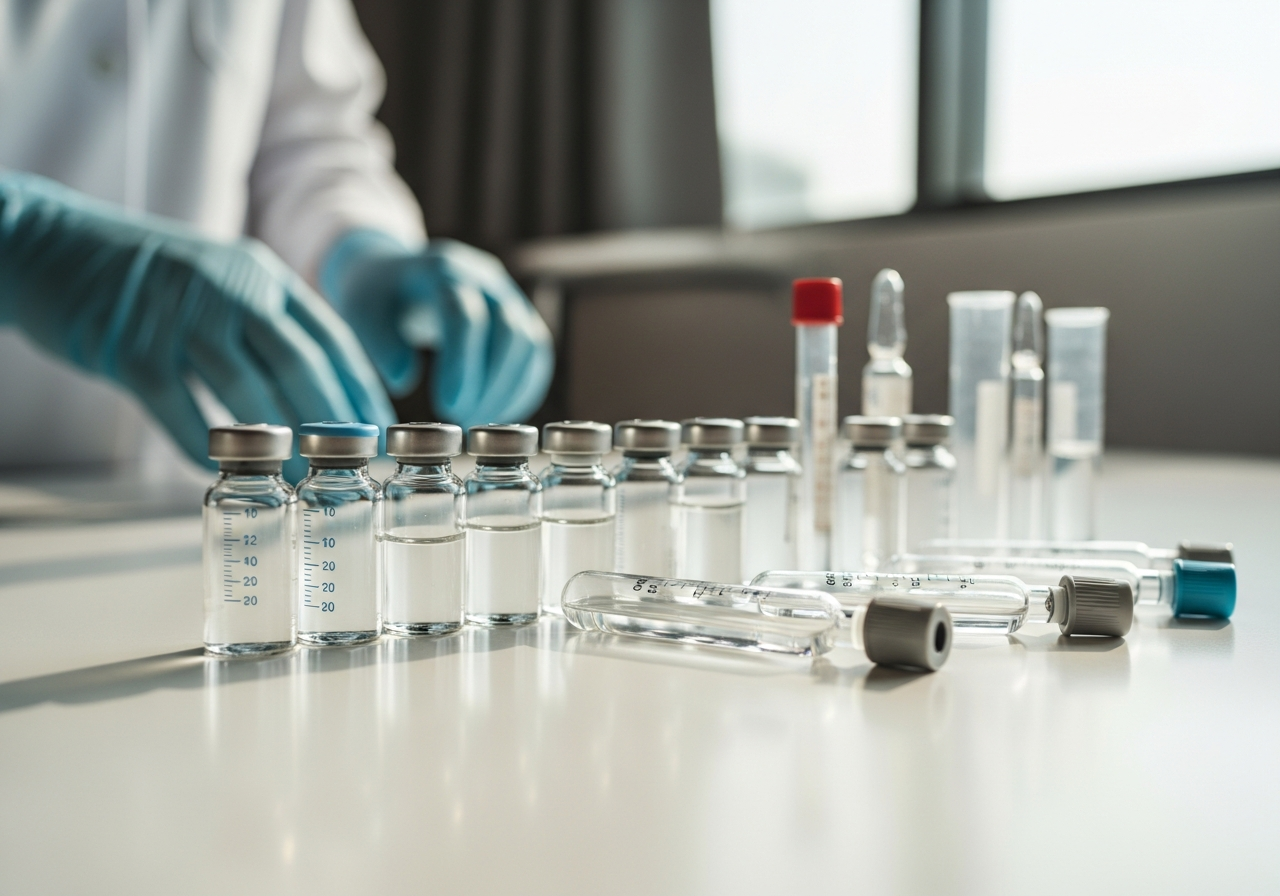 Exosome therapy preparation at Holina Clinic